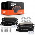 A-premium Front Rear Ceramic Disc Brake Pads Set Compatible With Select Cadillac Chevy And Gmc Models Silverado 1500 Sierra