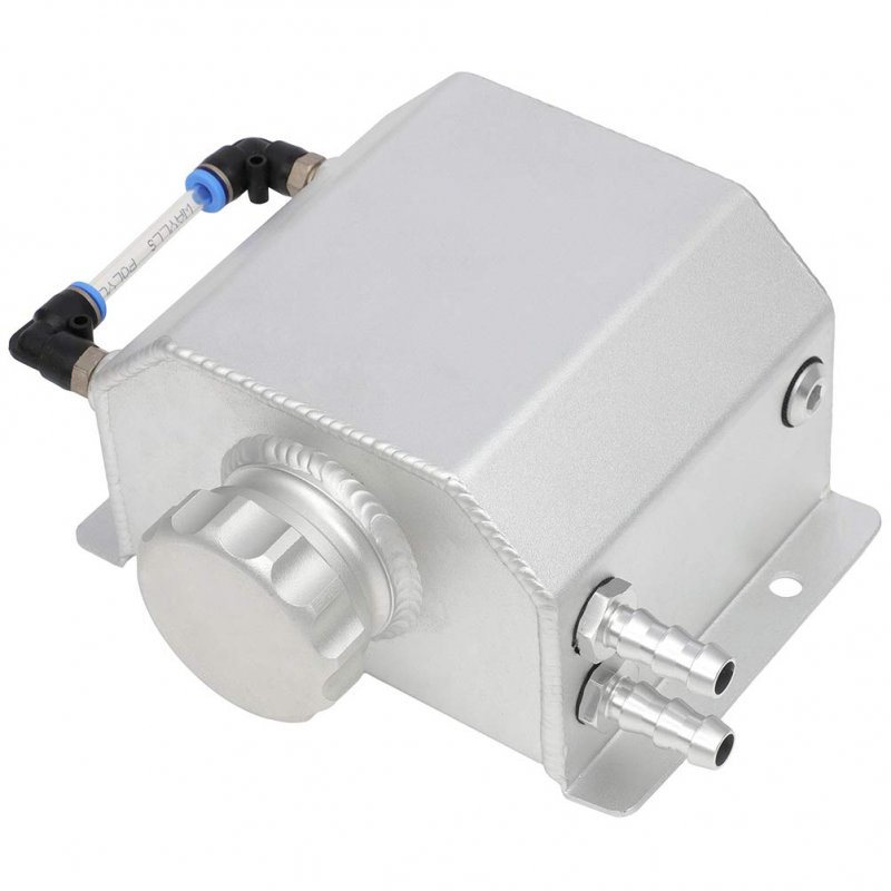 33 Oz Polished Stainless Steel Radiator Overflow Tank Catch Can