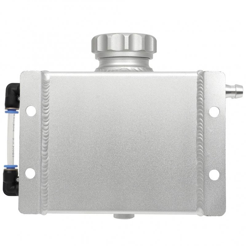 33 Oz Polished Stainless Steel Radiator Overflow Tank Catch Can