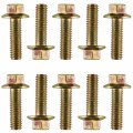 Caltric 10x Flanged Head Clutch Bolt M6x20 Compatible With Polaris Ranger Crew 570 2022