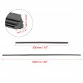 X Autohaux 4pcs 400mm 650mm 16 26 8x10mm 3 Section Car Windshield Wiper Blade Refill