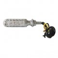 2x Custom Universal Motorcycle Parts 12 Amber Led Turn Signal Light Blinker Indicator Side Chrome Plated Fit For Honda Cb919