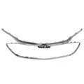 Front Grille Grill Molding For Chevrolet Malibu 2019-2022 Replace 84473374