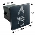 Dead Fish Bones In Plastic Bottle Tow Trailer Hitch Cover Plug Insert