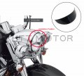 Httmt For Chopper Bobber H-d 7 Headlight Visor Bulb Trim Ring Cover Custom Motorcyle