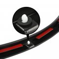 G-plus Left Wheel Fender Arch Flare Trim Compatible With 2016-2021 Tesla Model X Rear Driver Flares Eyebrow Protector