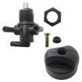 Version Fuel Tank Valve Petcock 3 Way Knob Nut For Polaris 2002 Pro 500 Replace 