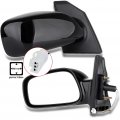 Ocpty Driver Side And Passenger Mirror For 2003-2008 Toyota Corolla Outside Accessories Easy-adjustable Heating Manual Folding