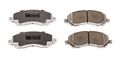 Z26-866 Performance Carbon Fiber Ceramic Front Brake Pads With Installation Hardware For Mitsubishi Lancer Eclipse Chrysler 