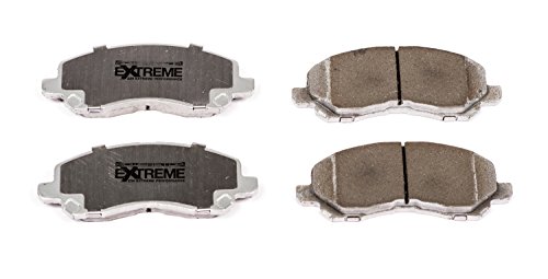 Z26-866 Performance Carbon Fiber Ceramic Front Brake Pads With Installation Hardware For Mitsubishi Lancer Eclipse Chrysler