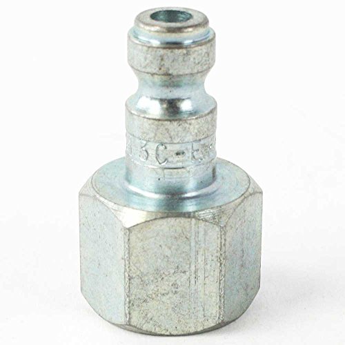 Interstate Pneumatics Cpa460 1 4 Inch Automotive Steel Coupler Plug 3 8 Female Npt