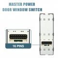 X Autohaux Master Power Door Window Switch For Hyundai Elantra 2011 2012 2013 2014 2015 93570-3x000 Left Driver Side