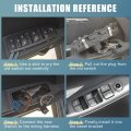 X Autohaux Master Power Door Window Switch For Hyundai Elantra 2011 2012 2013 2014 2015 93570-3x000 Left Driver Side
