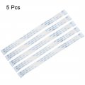 Uxcell Flexible Flat Cable 150mm 1mm Pitch 10 Pins Fpc Ffc Ribbon For Lcd Tv Dvd Player Laptop 5pcs A Type