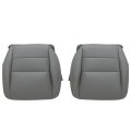 Driver Passenger Bottom Perforated Leather Seat Covers Gray For Acura Tl 2005 2006 2007 2008 