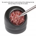 Soldering Iron Tip Cleaner Stainless Dome Design Solder Cleaning Wire Resistant For Desoldering Work