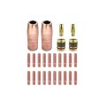 Mig Gun Kit Fits Miller M-25 Tip Nozzle 200258 Adapter Diffuser 023 030 035 045  