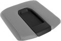 Secos Center Console Armrest Cover Microfiber Leather Gray For Chevy Silverado 1500 2500hd 3500hd 2019a 2025 