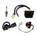 31600-hm5-630 Voltage Regulator Rectifier With Ignition Coil Starter Solenoid Relay Replacement For 300 Trx300 Trx300fw 4x4 