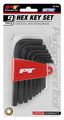 Performance Toolw1392 9-piece Met Hex Key Set With Holder 
