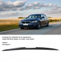 Qiilu Universal Wing Spoiler Rear 52 76 Inch Rubber Trunk Lid Tailgate Three Stage Splicing