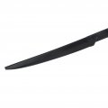 Qiilu Universal Wing Spoiler Rear 52 76 Inch Rubber Trunk Lid Tailgate Three Stage Splicing