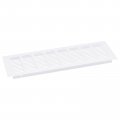 Air Vents Cover 1pcs 350 X 80mm Aluminum Alloy Mesh Return Vent Rectangle Louvered Ventilation Grille For Shoe Cabinet Wardrobe 