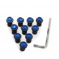 Blue Motorcycle Windshield Bolts For Suzuki Gsxr1000 2000 01 02 2003 2004 2005 2006 2007 2008 Windscreen Screw 