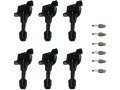 Ignition Coil And Iridium Spark Plug Kit 12-piece For 2005-2015 Nissan Xterra