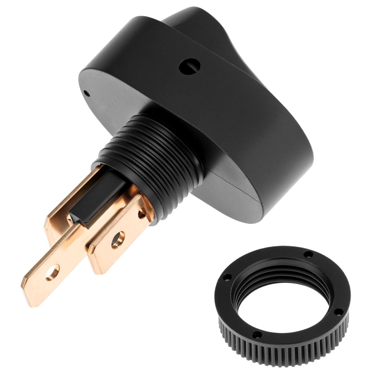 Toggle Switch 12v 30a Oval Rocker With Red And Blue Led Light Pack Of 4 3 Pin On Off Switches