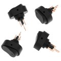 Toggle Switch 12v 30a Oval Rocker With Red And Blue Led Light Pack Of 4 3 Pin On Off Switches