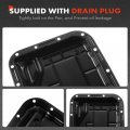 A-premium Transmission Oil Pan With Drain Plug Gasket Compatible A500 42re 42rh 44re Dodge B150 250 350 B15000 D150 250 Dakota