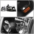 Ford Ranger 4pcs Replacement Headlight Corner Lights Kit Black Housing Amber Reflector