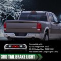 G-plus Led Third Brake Light Compatible With 02-09 Dodge Ram 3rd Bar Cargo Type X Clear Lens Black Housing Amber Reflector
