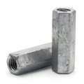 Coupling Nut Hot Dipped Galvanized 3 4 In 10 Alloy Steel Hexagonal 1 Flat X 2 25 Length Pieces 