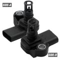 Zreneyfex 55569992 Air Intake Temperature Sensor Robust Pressure And Replacement For Cadillac Chevrolet 2014-2017