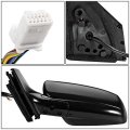 Ni1320179 Factory Style Driver Left Side Mirror Manual Folding Power Adjust Memory Compatible With Murano 05-07 Paint To Match
