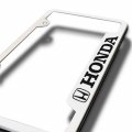 Automotive Gold Laser Etched Mirrored Honda Cut-out Frame