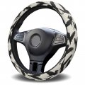 Zadaling Steering Wheel Covers Crow Bird Painting Elastic Sponge Skidproof Protective Cover Car Accessories For Vehicles Sedans 