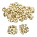 Knurled Insert Nuts 130pcs M3 X 3mm Length 5mm Od 3d Printing Brass Female Threadeds Heat Set Insert Embedment Nut 