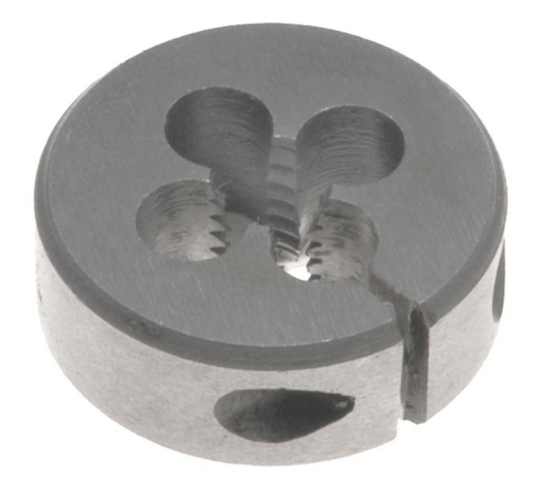 12mm X 5 Round Adjustable Die 1 In Outside Diameter High Speed Steel Rdm-12-1 5-c