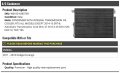 A C Condenser With Integral Transmission Oil Cooler Compatible 2011-2018 Dodge Durango Excluding 2014-2015 Srt8