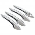Pack Of 4 Front Rear Left Driver And Right Passenger Side Chrome Exterior Door Handle Cover Without Smart Keyhole 