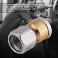 Yosoo 1 4 Bsp Female Stainless Steel Pressure Washer Drain Sewer Nozzle Cleaning Pipe Washing Rotary