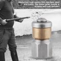 Yosoo 1 4 Bsp Female Stainless Steel Pressure Washer Drain Sewer Nozzle Cleaning Pipe Washing Rotary