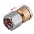 Yosoo 1 4 Bsp Female Stainless Steel Pressure Washer Drain Sewer Nozzle Cleaning Pipe Washing Rotary