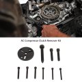 Ac Compressor Clutch Remover Kit Efficient Air Conditioning Tool For Car Vehicle Maintenance