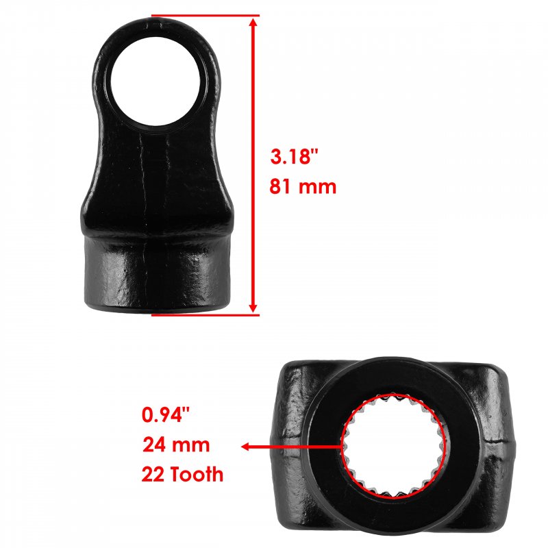 Caltric Front Drive Prop Shaft Yoke For Polaris Rzr Xp Rzr 4 Turbo Eps 2016 2017