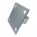 2 Pack 4 Hole Post Base Channel 6 Square For All 1-5 8 Strut Side Orientation Heavy Duty Electro-galvanized