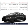 Spieg To1320394 Driver Side Mirror Replacement For Toyota Corolla 2020-2021 Power Heated Turn Signal Black Ptm Cover 6pin Lh